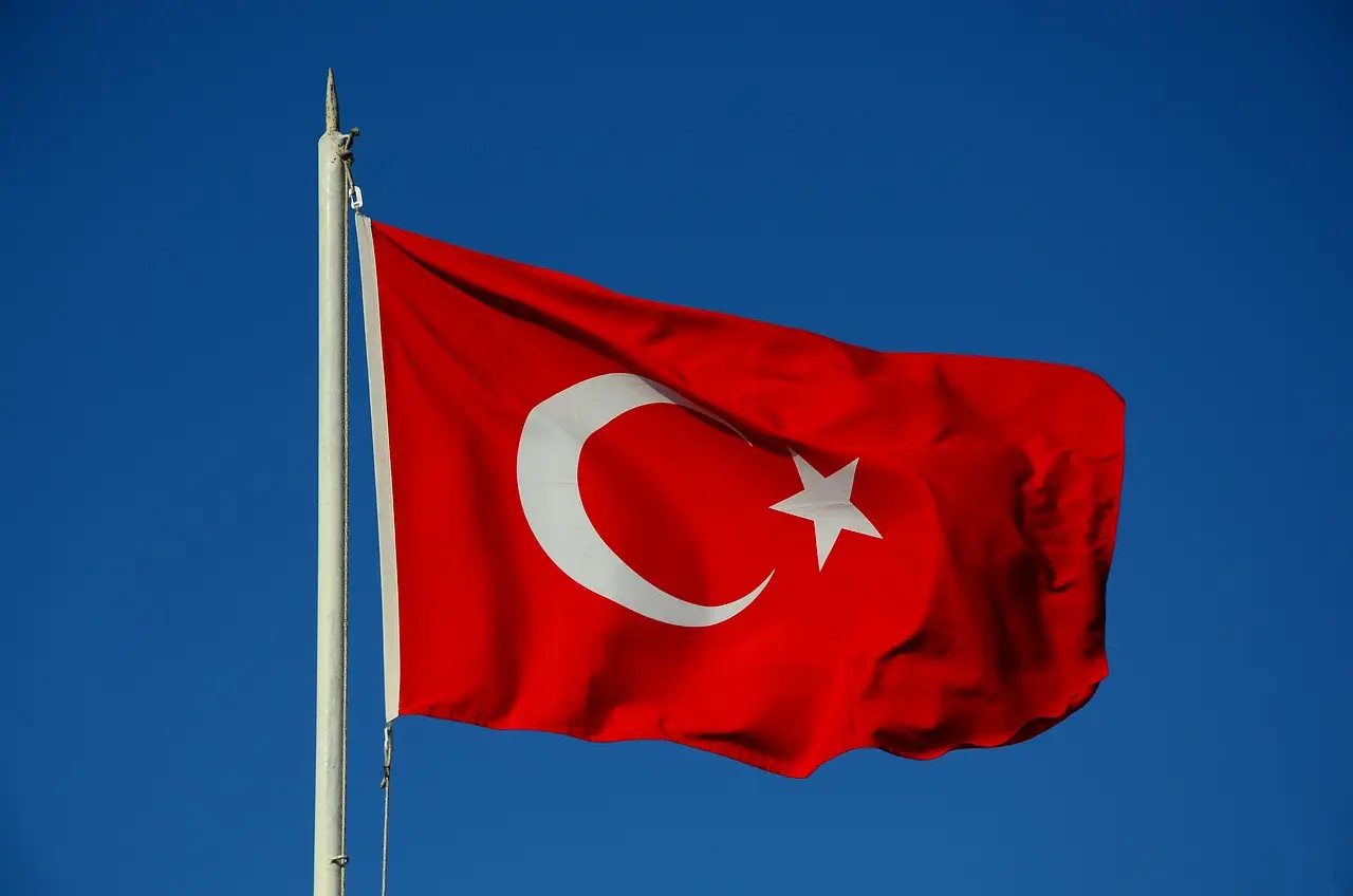 Turkish Flag Symbolizing National Unity