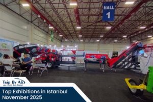 Istanbul exhibition hall hosting major trade fairs in November 2025
