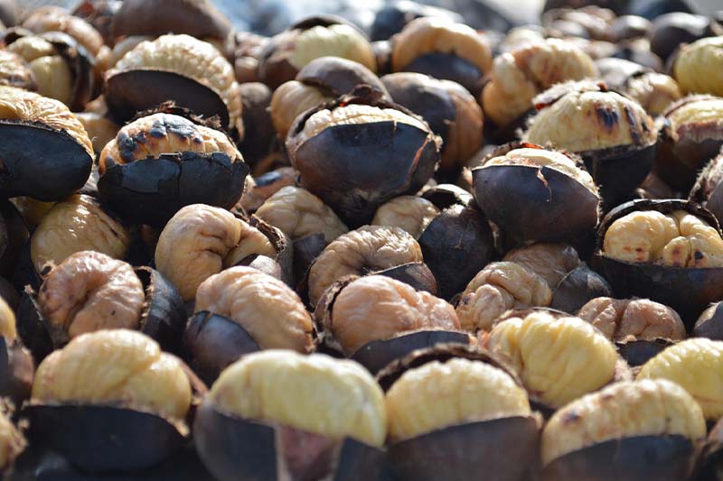 Turkish candied chestnuts known as kestane şekeri