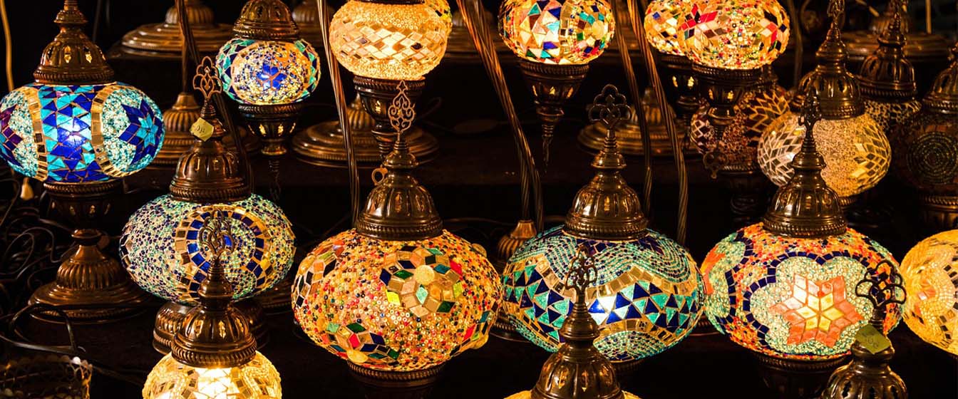 shops inside the Grand Bazaar Istanbul