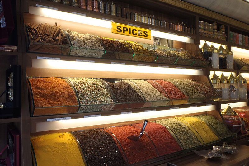 Buy souvenirs from a charming market next to the Hagia Sophia Mosque