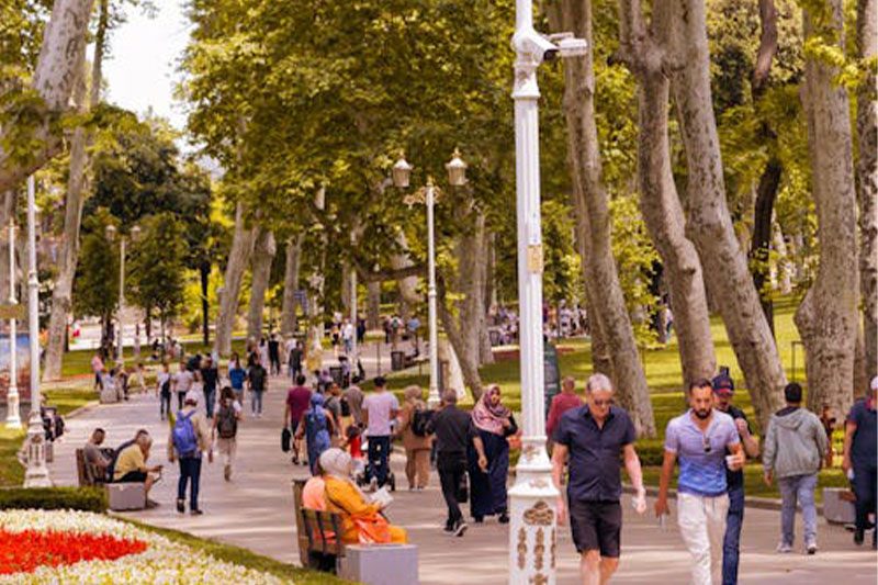 Istanbul's first park next to Topkapi Palace and Hagia Sophia