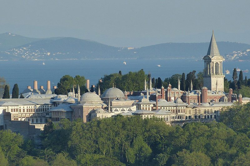 Exterior view of Topkapi Palace in Istanbul