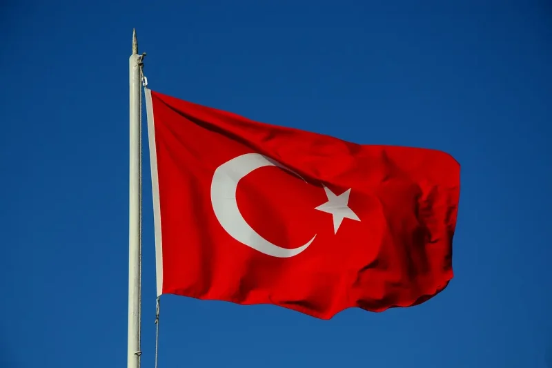 Turkish Flag Symbolizing National Unity